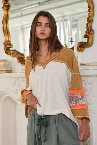 PREORDER bell sleeves boho top