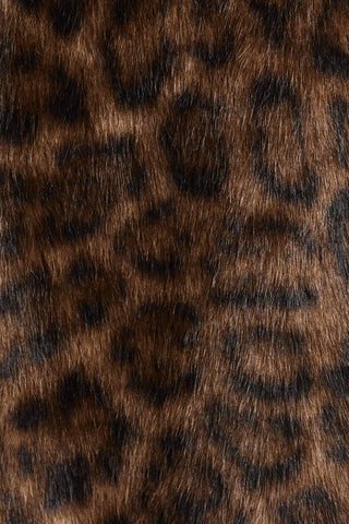 long leopard print coat