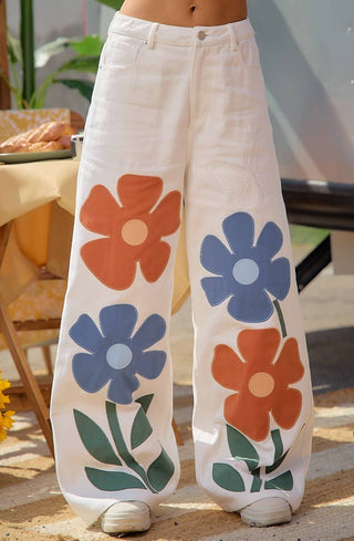 retro wide leg pants